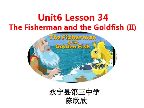 冀教版九年级英语  Unit 6 Lesson 34  《The Fisherman and the Goldfish Ⅱ》(共23张PPT)