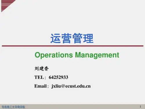 OM_1运营管理导论