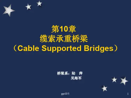 第十章 缆索承重桥梁  ppt课件