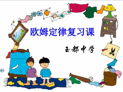 物理人教版九年级全册《欧姆定律》复习学案