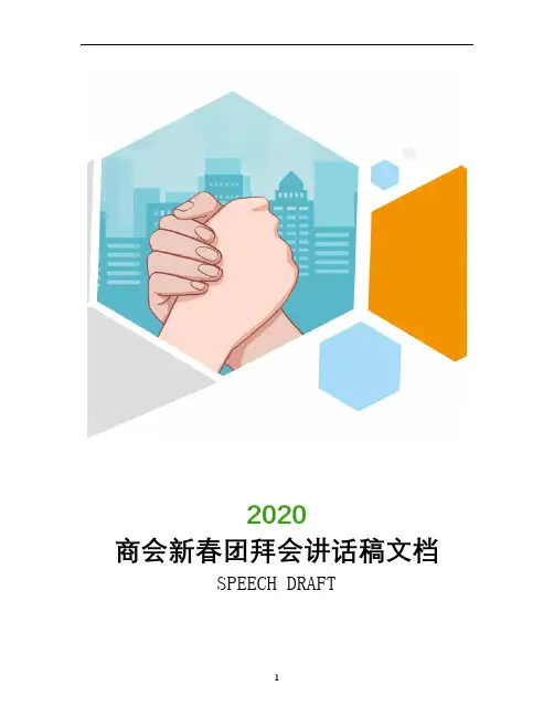 商会新春团拜会讲话稿文档