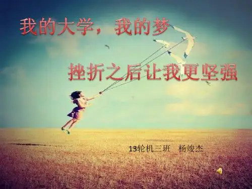 梦想 挫折后的蜕变