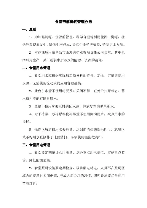 节能降耗