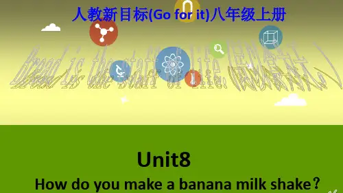 初中英语《Section B 3a ―4 Self check》课件模板下载八年级上册人教版