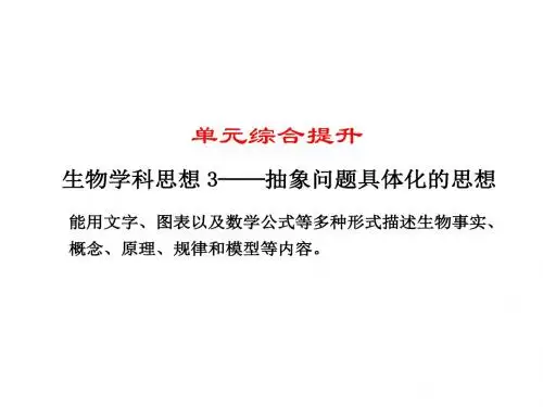 2012届高考生物第一轮单元知识点复习10