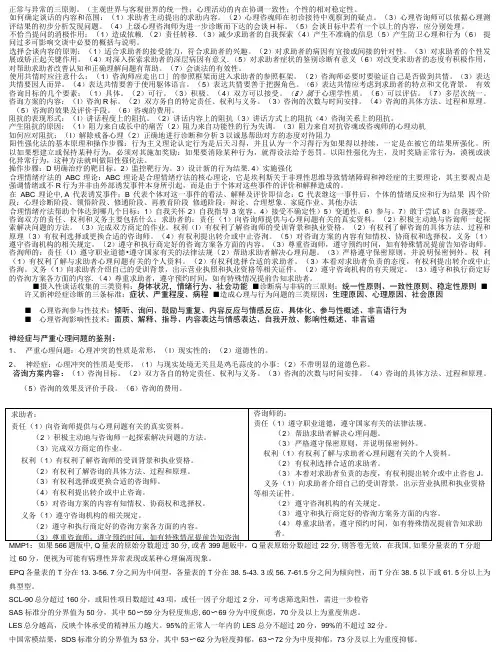 心理咨询师复习材料.doc