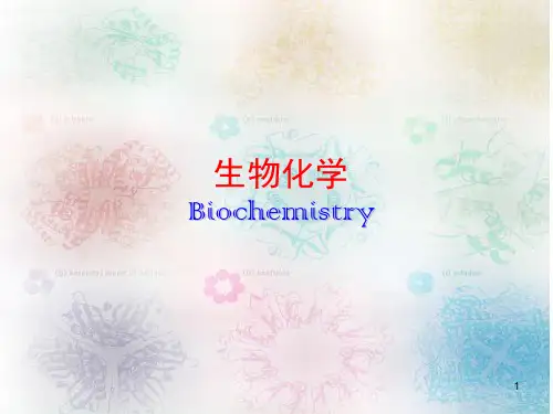 第一章-生物化学绪论PPT课件