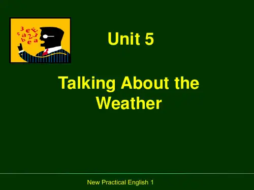 新编实用英语1 unit5 session1