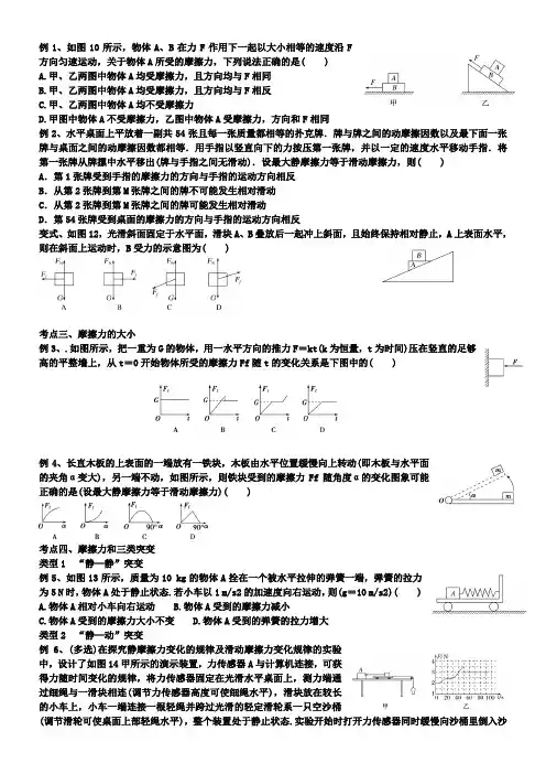 几种常见的力