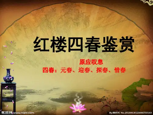 红楼梦四春 【好】 共21页