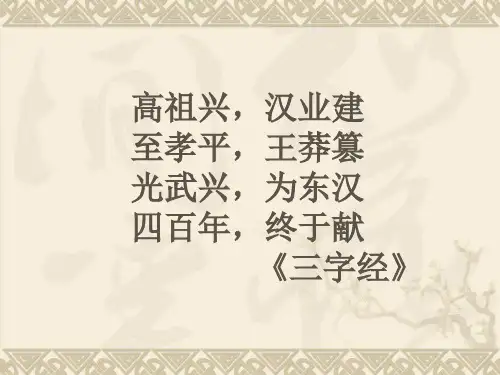 【部编版初中历史】东汉的兴亡Ppt精品课件1