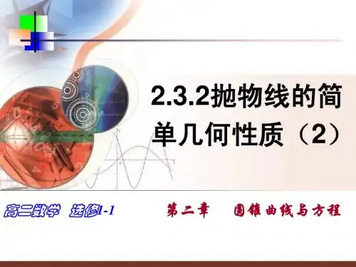 抛物线的简单几何性质(2)