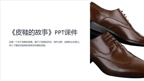 《皮鞋的故事》课件