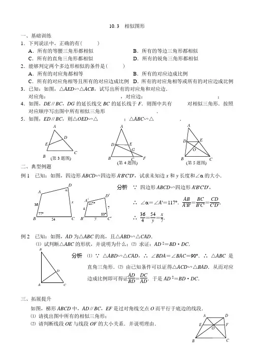 10.3相似图形