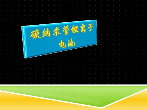 我的碳纳米管PPT