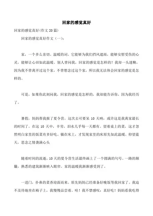 回家的感觉真好 2
