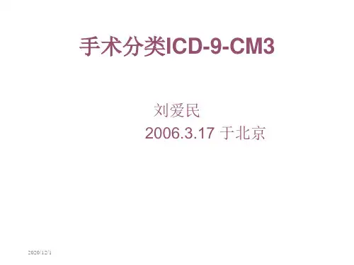 [医药卫生]刘爱民-手术分类ICD-9-CM3