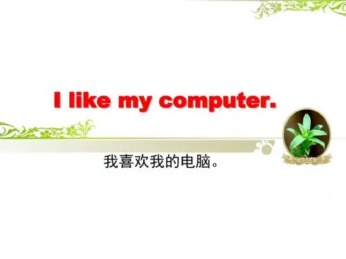 I like my computer