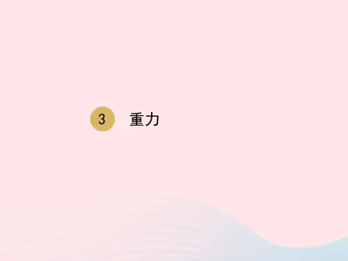 人教版八年级物理下册 第7章 第3节重力课件2