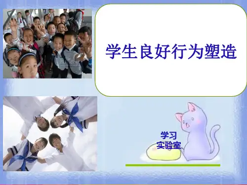 德育班主任学生良好行为塑造