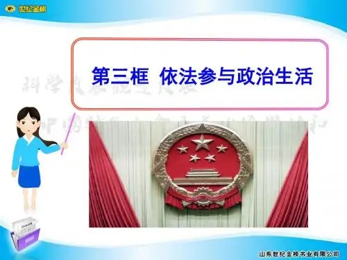 依法参与政治生活