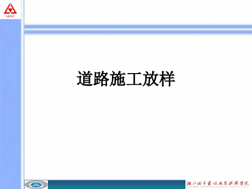 道路施工放样PPT课件