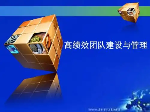 《高绩效团队建设与管理》