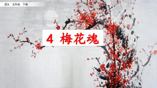 {部编本}《梅花魂》PPT课件五年级下册第4课