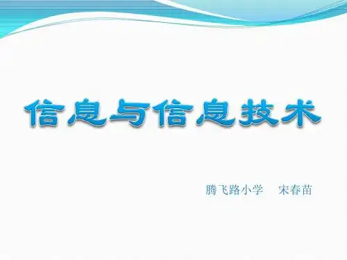 信息与信息技术