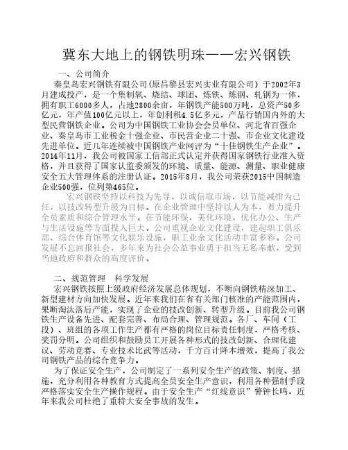 宏兴简介
