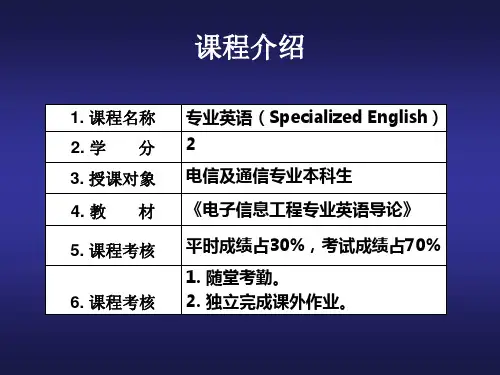 电信专业英语