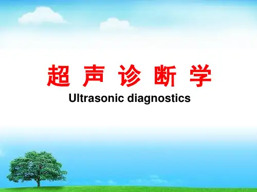 超声诊断基础班教学课件