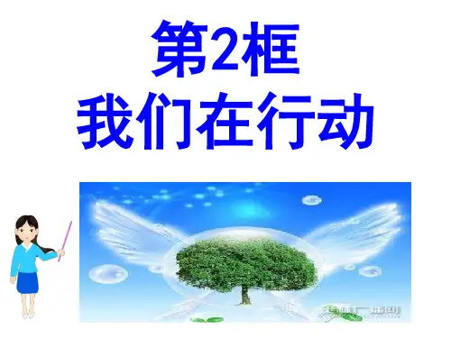 鲁人版九年级道德与法治下册 13.2 我们在行动(25张幻灯片)