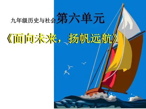 九年级政治在现代化的航程中3(中学课件2019)