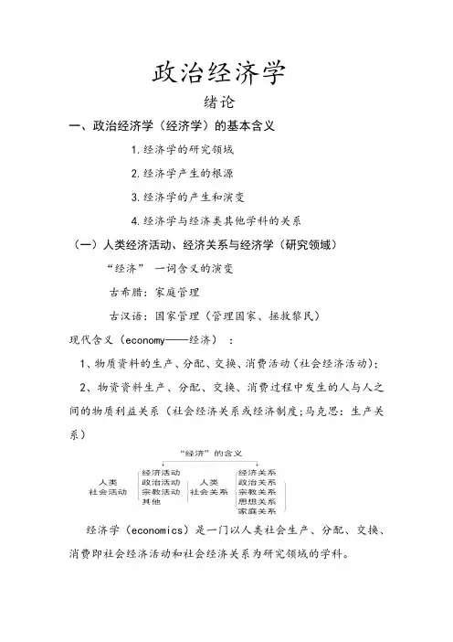 政治经济学概论