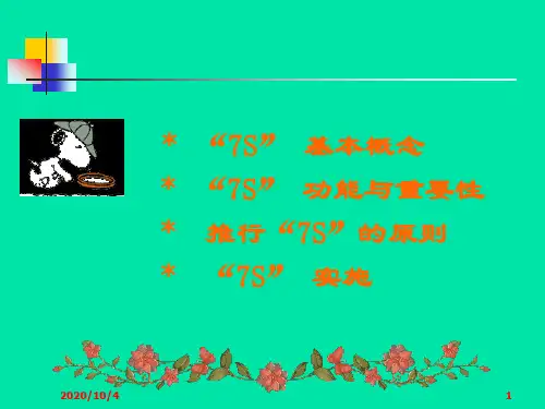 某电子科技公司7S培训(PPT 55页)
