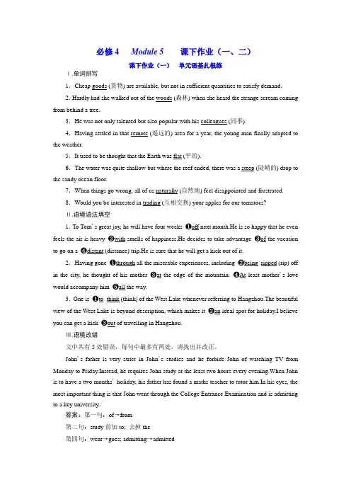 2020版高考英语新创新一轮复习外研版(课件+讲义+精练) (25)