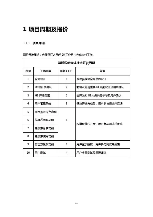 产品报价单模板