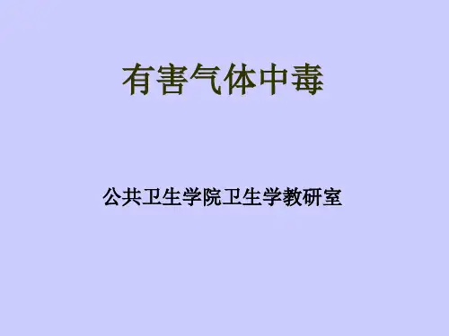 有害气体中毒
