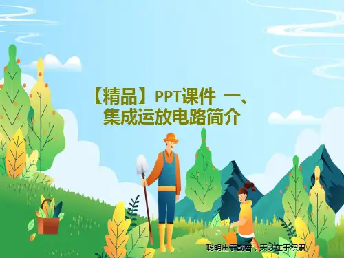 【精品】PPT课件  一、集成运放电路简介共20页文档