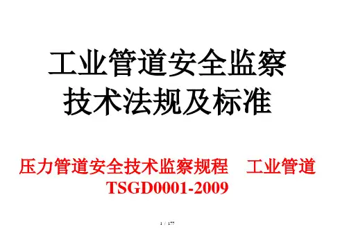工业管道安全技术法规及标准P-全
