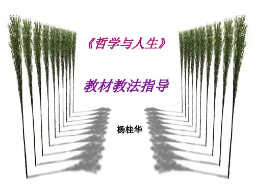 《哲学与人生》精品讲课课件