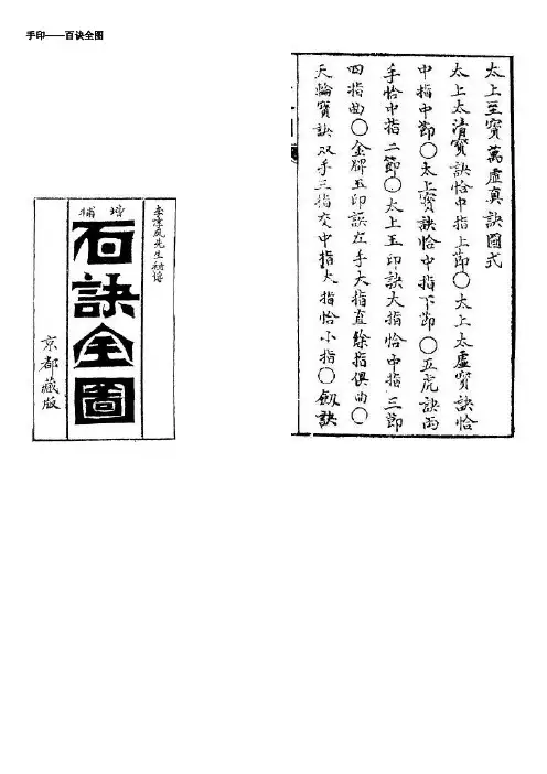百诀全图