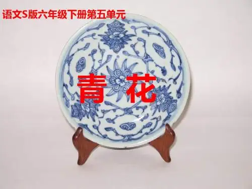 六年级语文下册第5单元21《青花》 优秀课件4语文S版