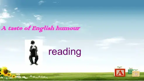 高中英语人教版必修四Unit_3_A_taste_of_English_humour (3)ppt课件