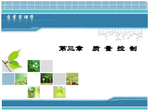 质量控制概述(PPT 144页)