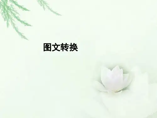 2018届高三语文一轮复习 图文转换 课件(全国)(48张)