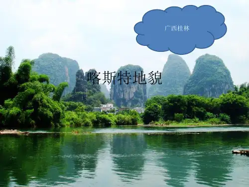 人教版高中地理必修一课件:-1 喀斯特地貌 (共46张PPT)