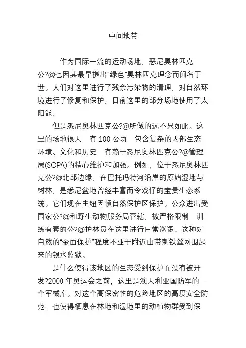 中间地带