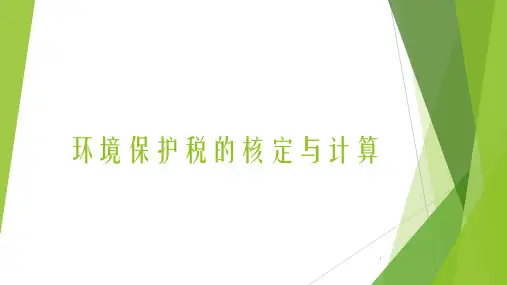 环境保护税的核定与计算模板.pptx